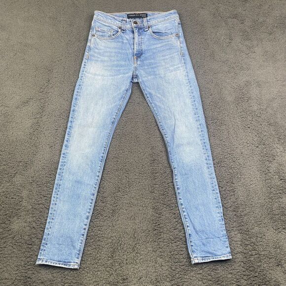 Veronica Beard Faye Skinny Jeans Sz 24 Blue High Rise Distressed Medium Wash - Picture 1 of 15